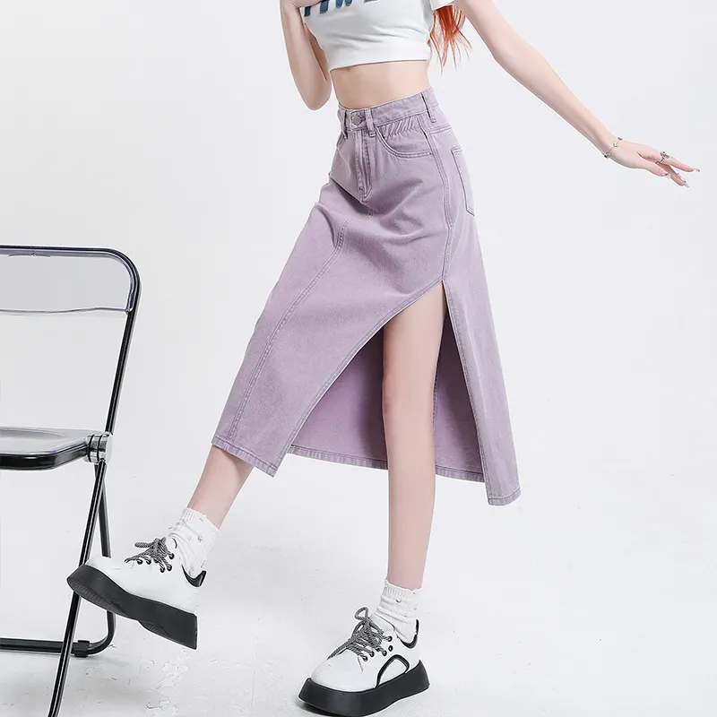 The New Age Family Denim Long Skirt Women's-10