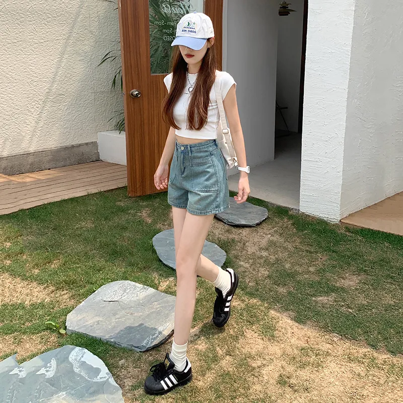 The New Age Family Denim Shorts Women's-4