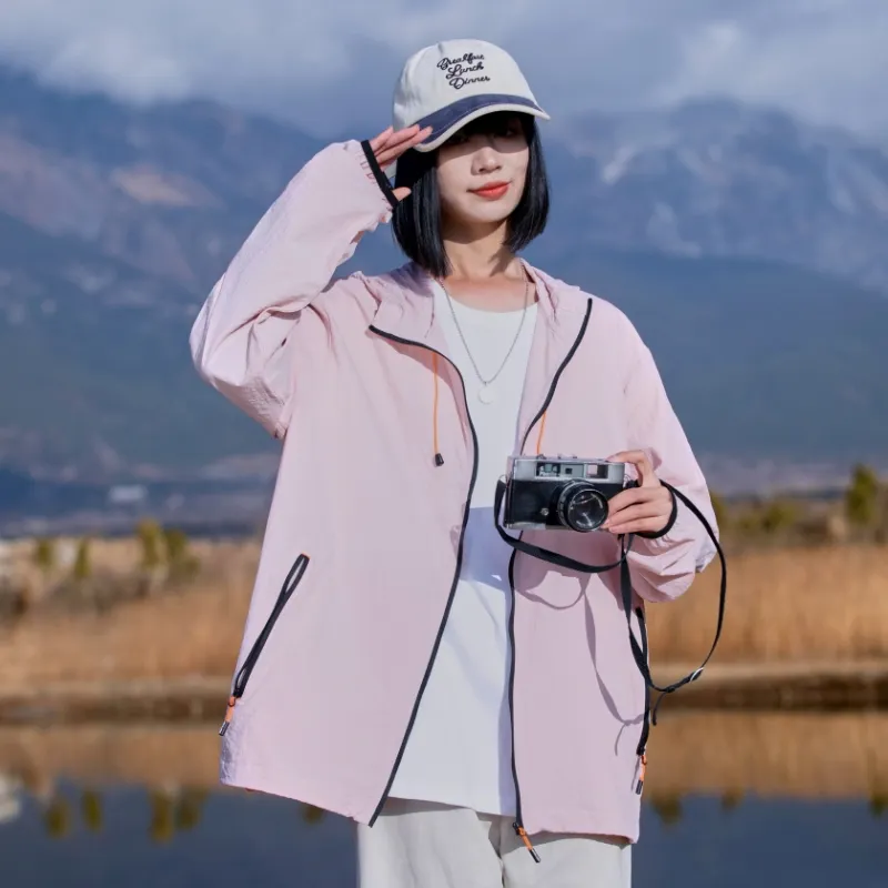 The New Age Family Breathable, Quick Dry, Windproof Sun Protection Clothing Women's-2