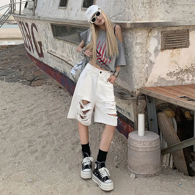 The New Age Family Denim Shorts Women's-8