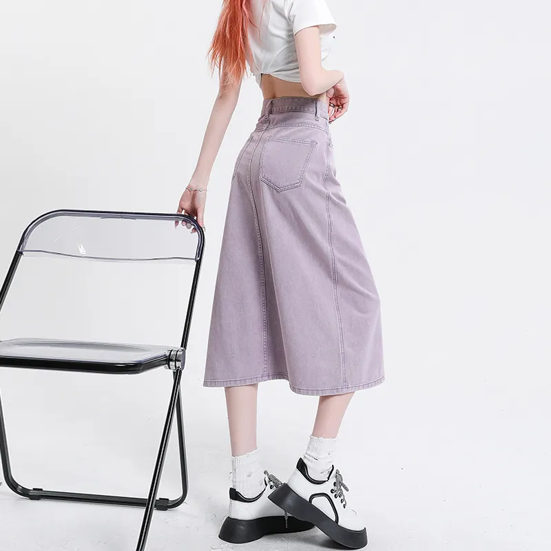 The New Age Family Denim Long Skirt Women's-4