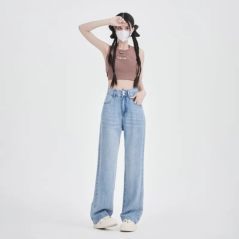 The New Age Family Jeans Women's Light Blue-10