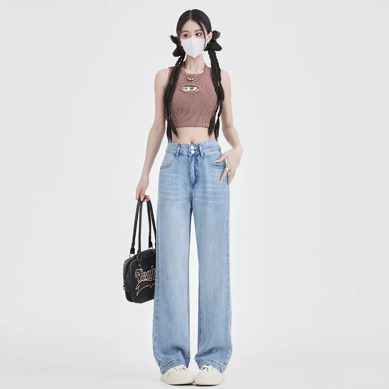 The New Age Family Jeans Women's Light Blue-4