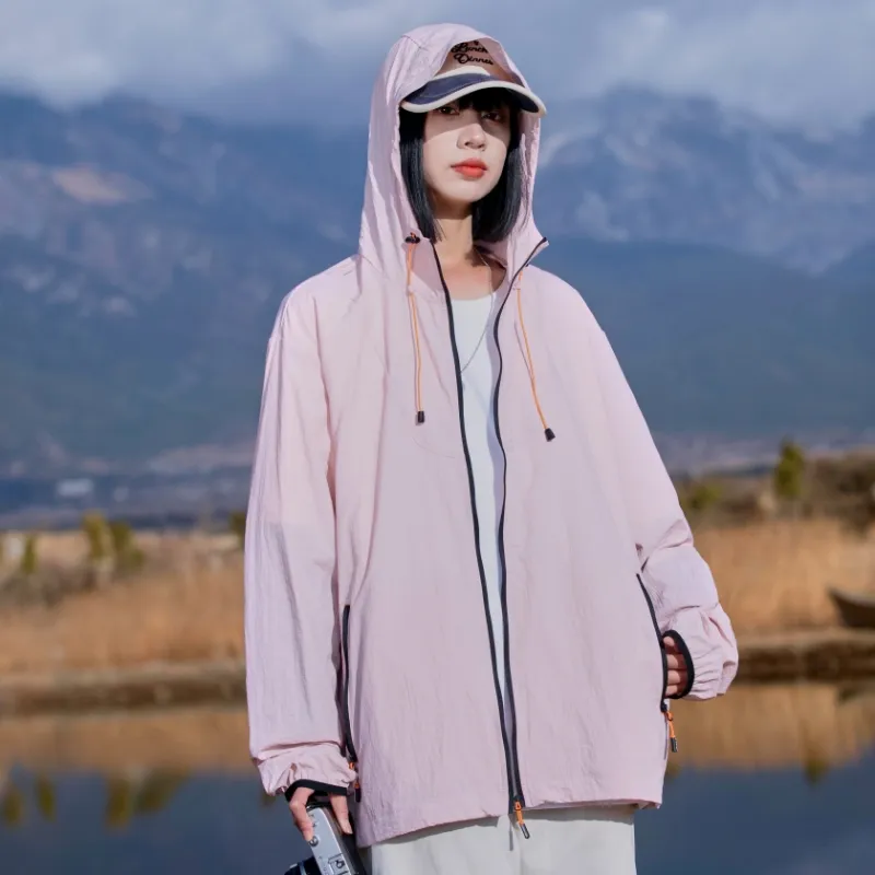 The New Age Family Breathable, Quick Dry, Windproof Sun Protection Clothing Women's-3