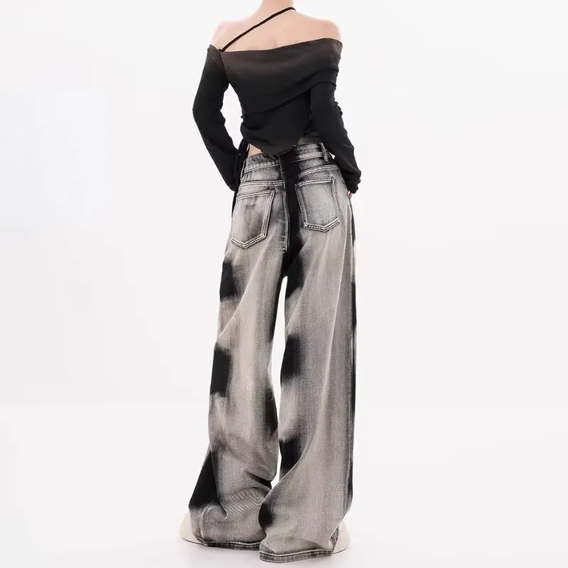 The New Age Family Jeans Women's Black Gray-1