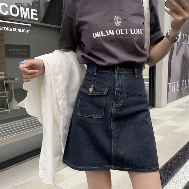 The New Age Family Denim Short Skirts Women's-3