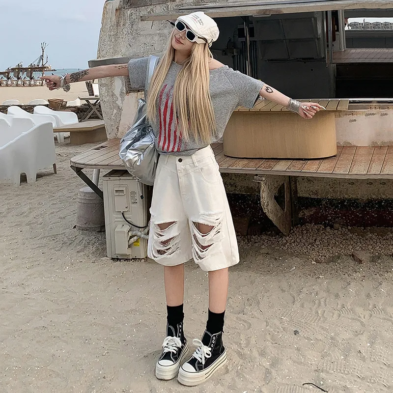 The New Age Family Denim Shorts Women's-7