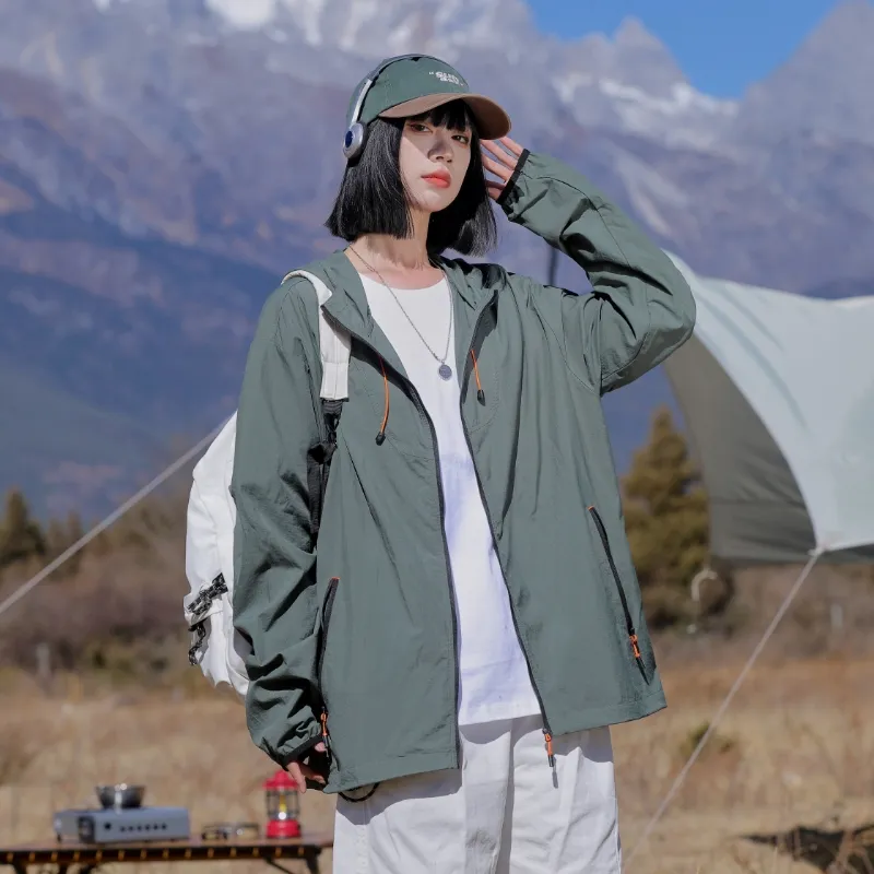 The New Age Family Breathable, Quick Dry, Windproof Sun Protection Clothing Women's-22