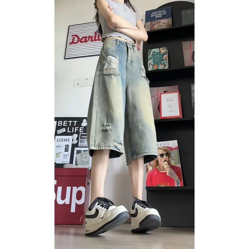 The New Age Family Denim Shorts Women's-5