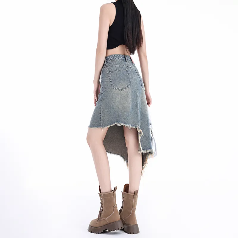 The New Age Family Denim Long Skirt Women's-4