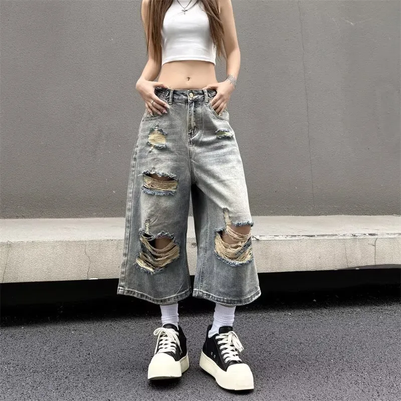 The New Age Family Denim Shorts Women's-5