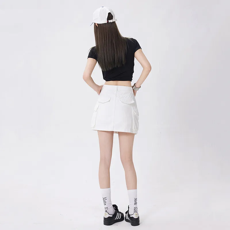 The New Age Family Denim Short Skirts Women's-1