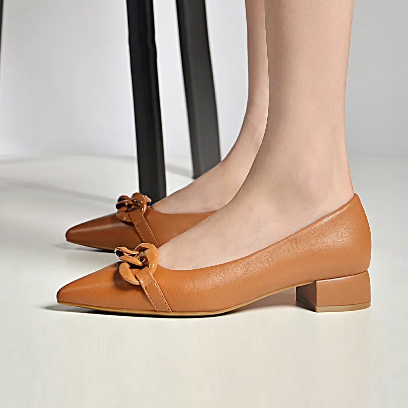 ROCKPORT Chunky Heel High Heels 3CM Women's-12