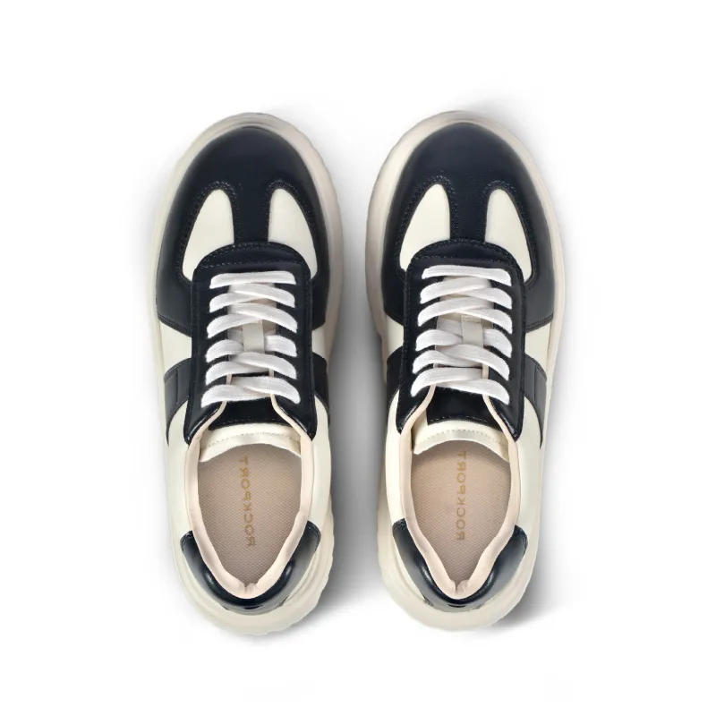 ROCKPORT Low Top Skateboard Shoes Women's Black | White-3