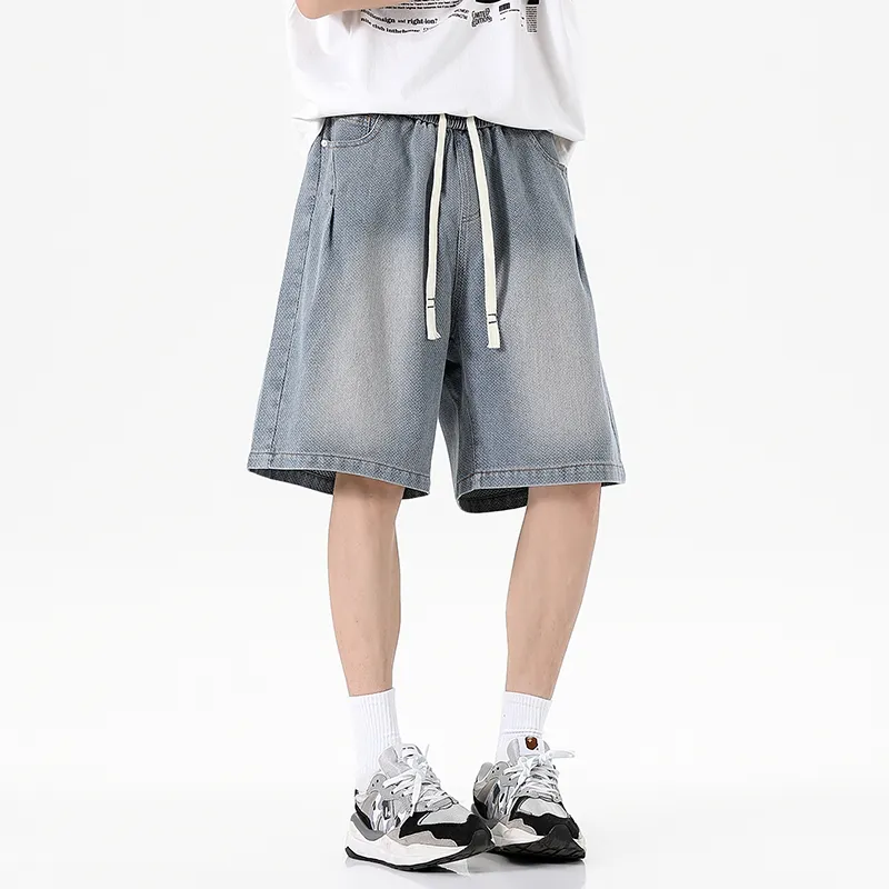 HOZZS Denim Shorts Unisex-5