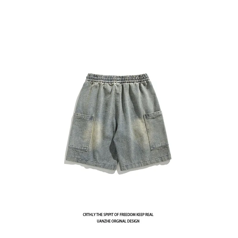 HOZZS Denim Shorts Unisex-5