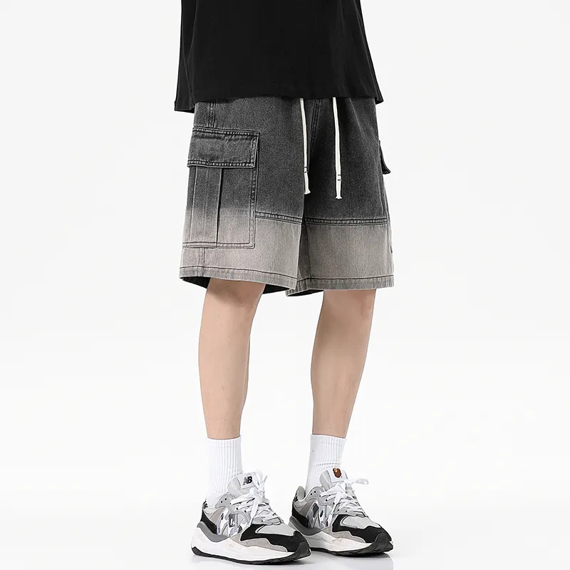 HOZZS Denim Shorts Unisex-2