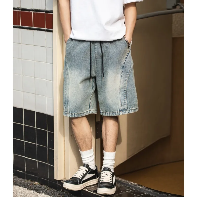 HOZZS Denim Shorts Unisex-5