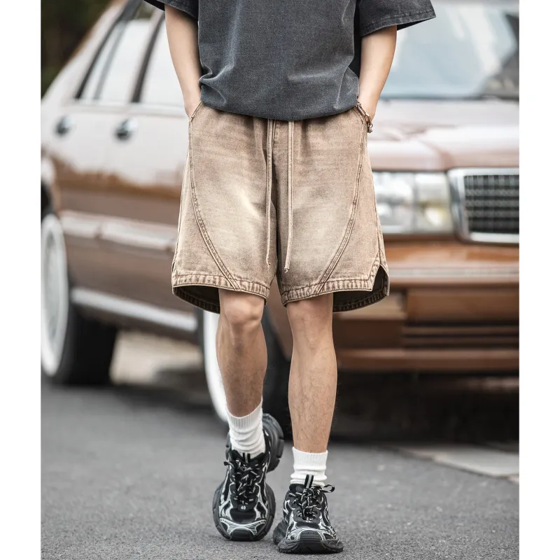 HOZZS Denim Shorts Unisex-8