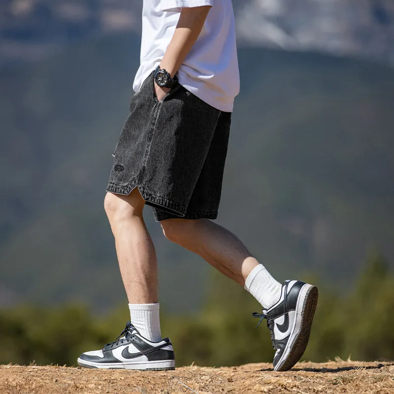 HOZZS Denim Shorts Unisex-3