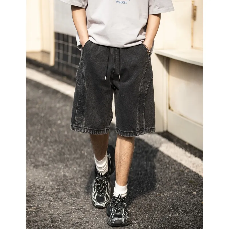 HOZZS Denim Shorts Unisex-2