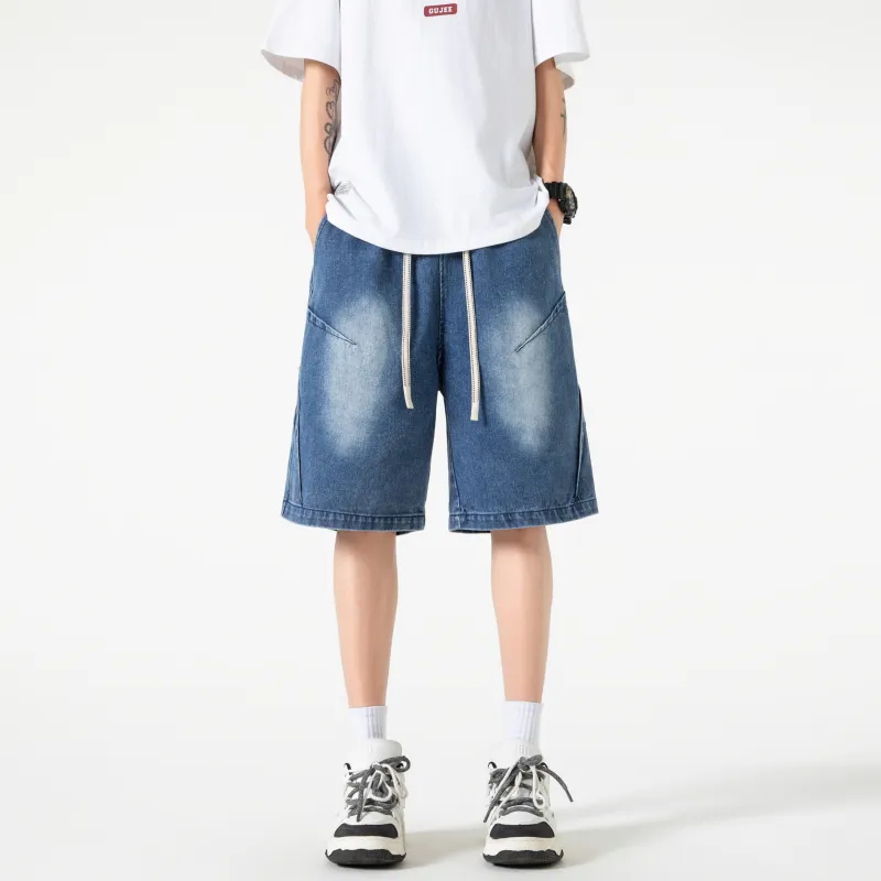 HOZZS Denim Shorts Unisex-5