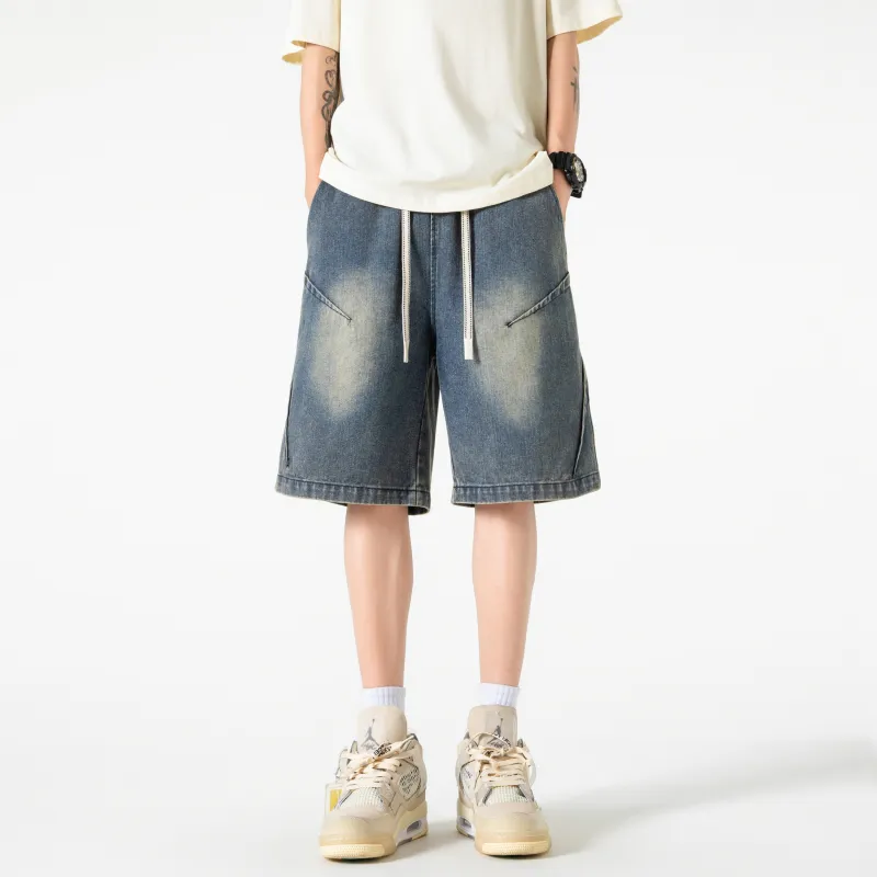 HOZZS Denim Shorts Unisex-8