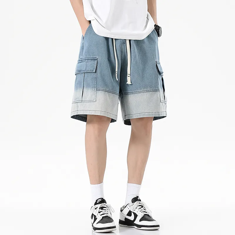 HOZZS Denim Shorts Unisex-5