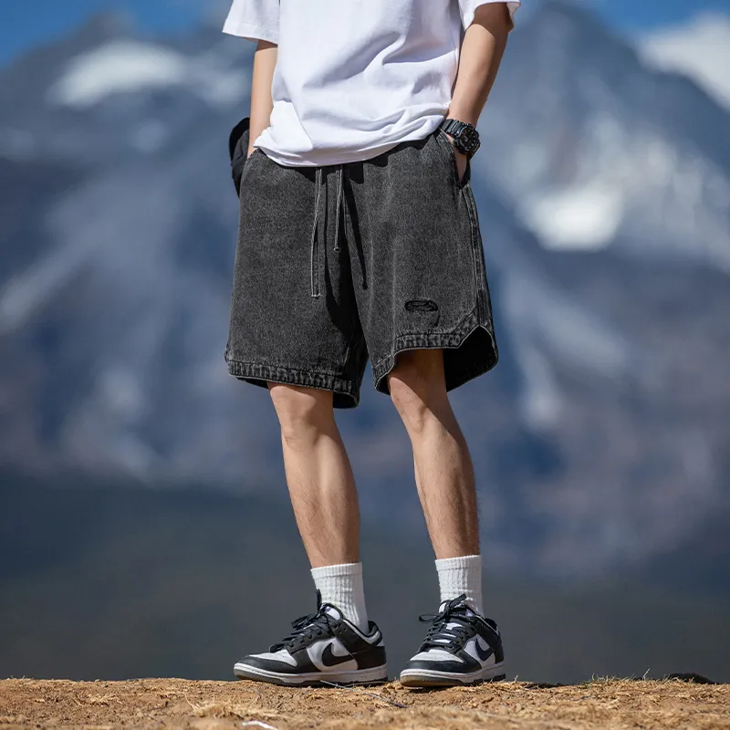 HOZZS Denim Shorts Unisex-2