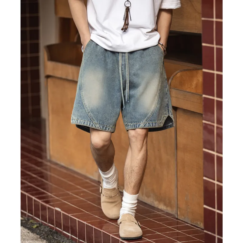 HOZZS Denim Shorts Unisex-5
