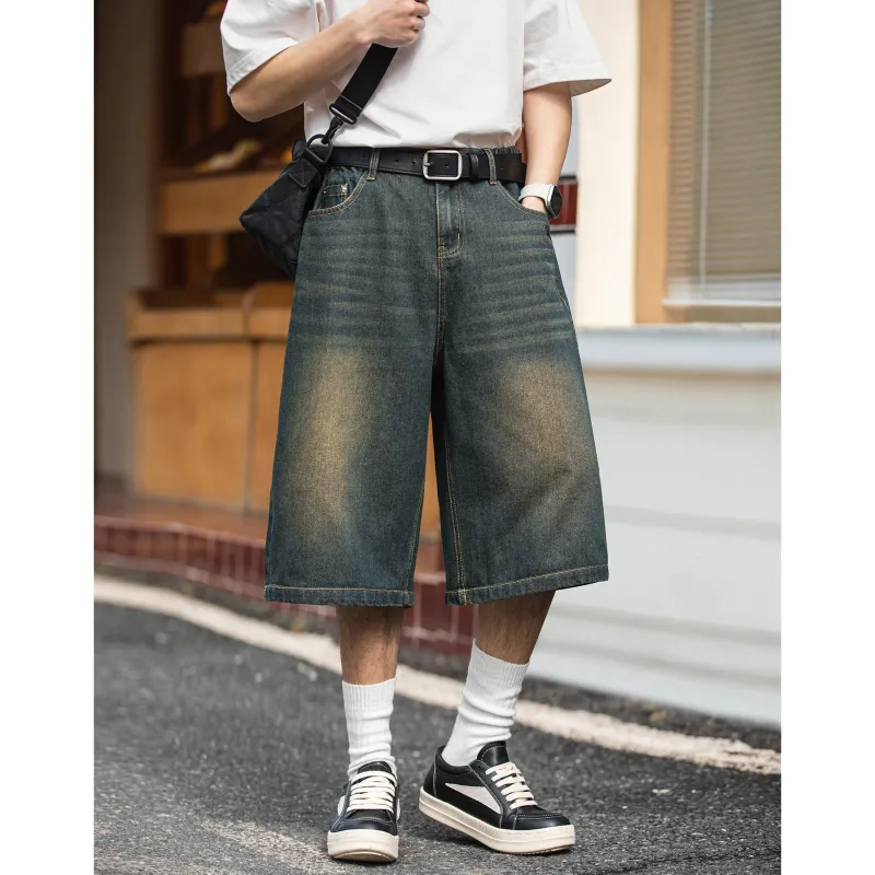 HOZZS Denim Shorts Unisex-5