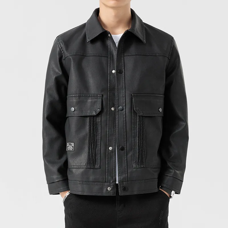 HOZZS Jackets & Coats Unisex Black-2