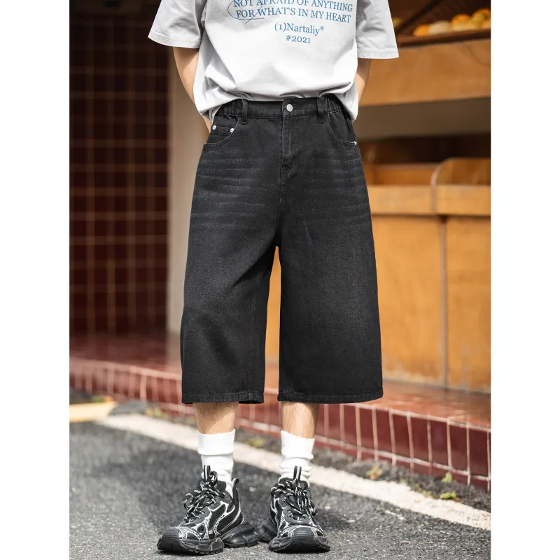 HOZZS Denim Shorts Unisex-2