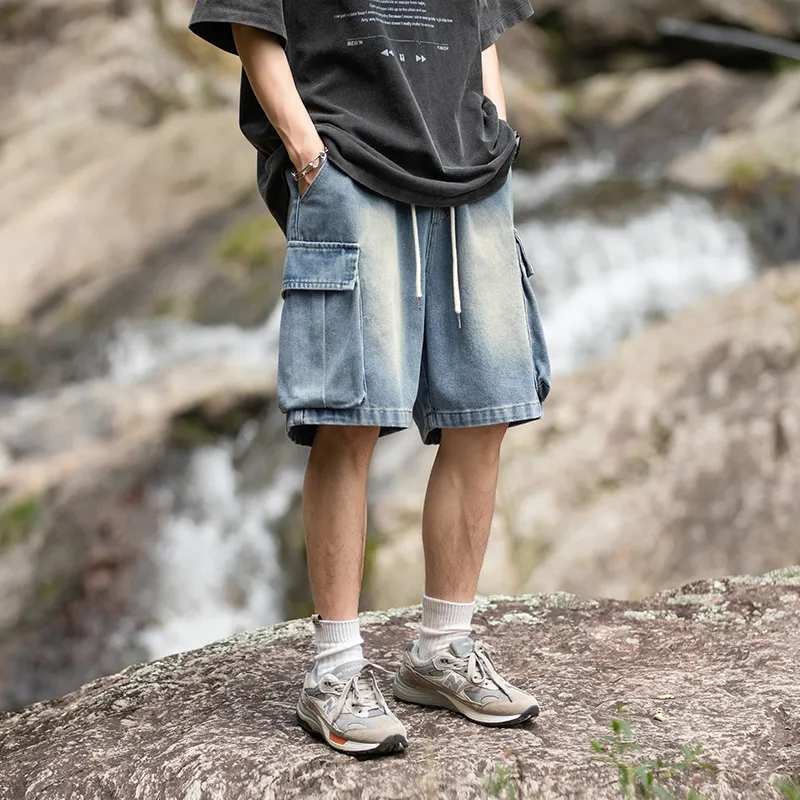 HOZZS Denim Shorts Unisex-6