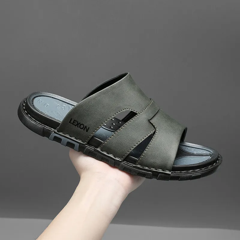 LEXON Rubber Sole Odor Resistant Slide Slippers Men's-10