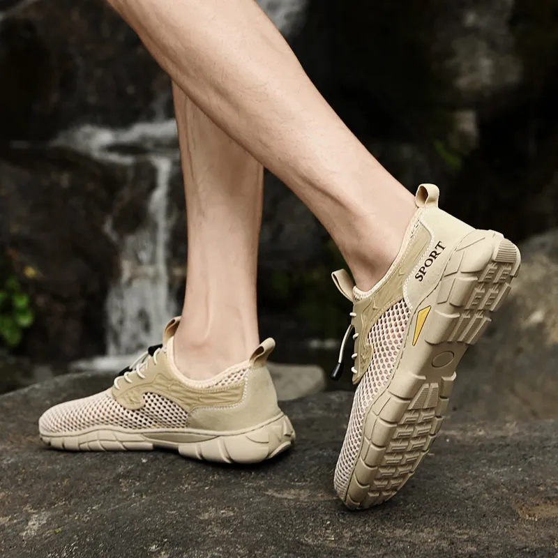 LEXON Lightweight Quick Dry Waterproof Low Top Casual Shoes Men's-11