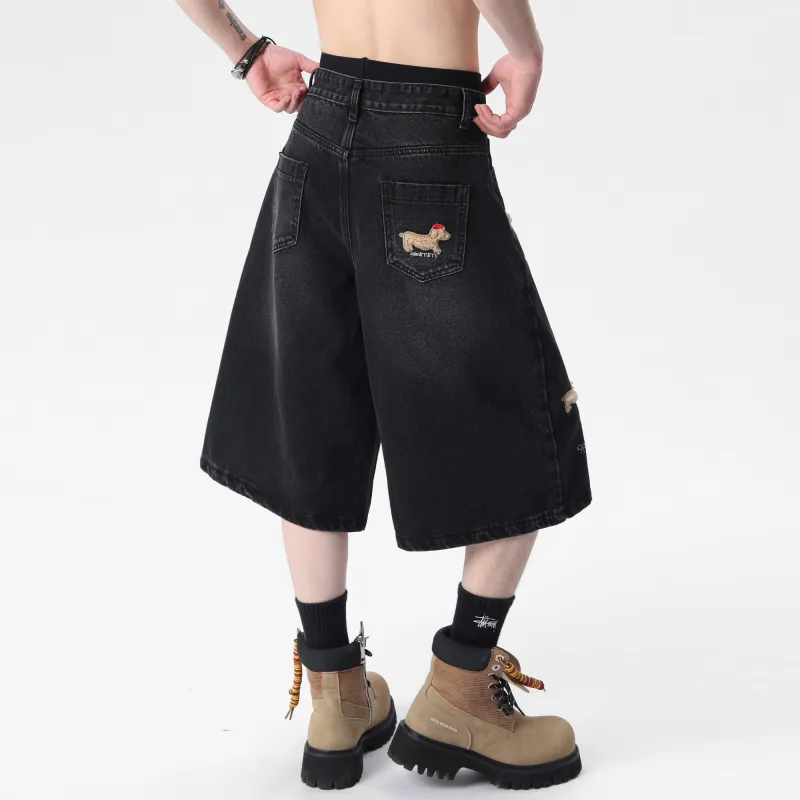 Être Par Lee Denim Shorts Unisex-8