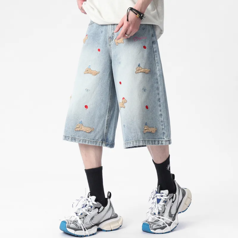 Être Par Lee Denim Shorts Unisex-1