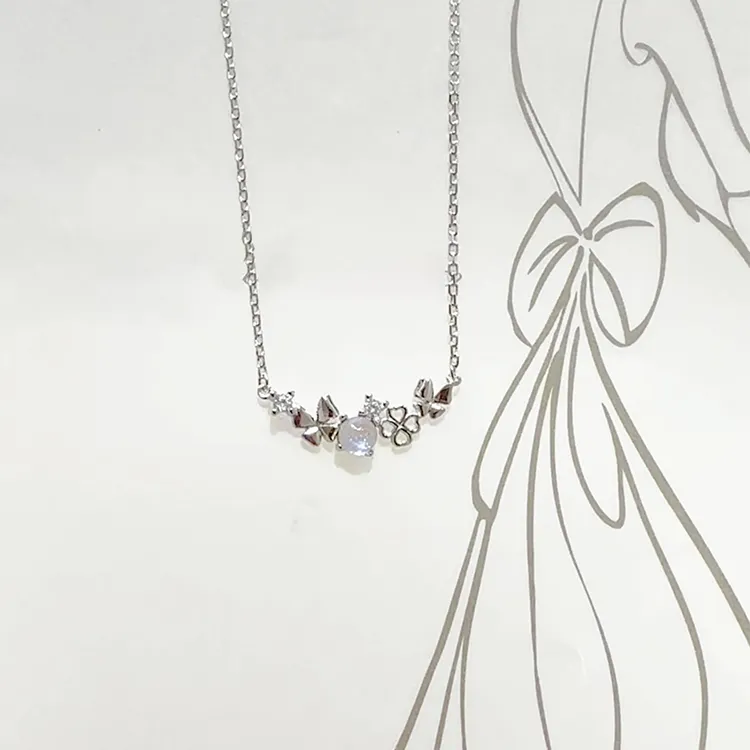 ALI THE FOX S925 Silver Necklaces Women's-2