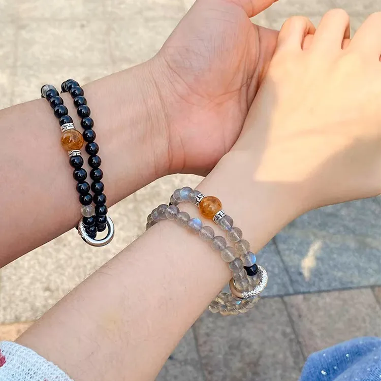 ALI THE FOX Agate Bracelets Unisex-4