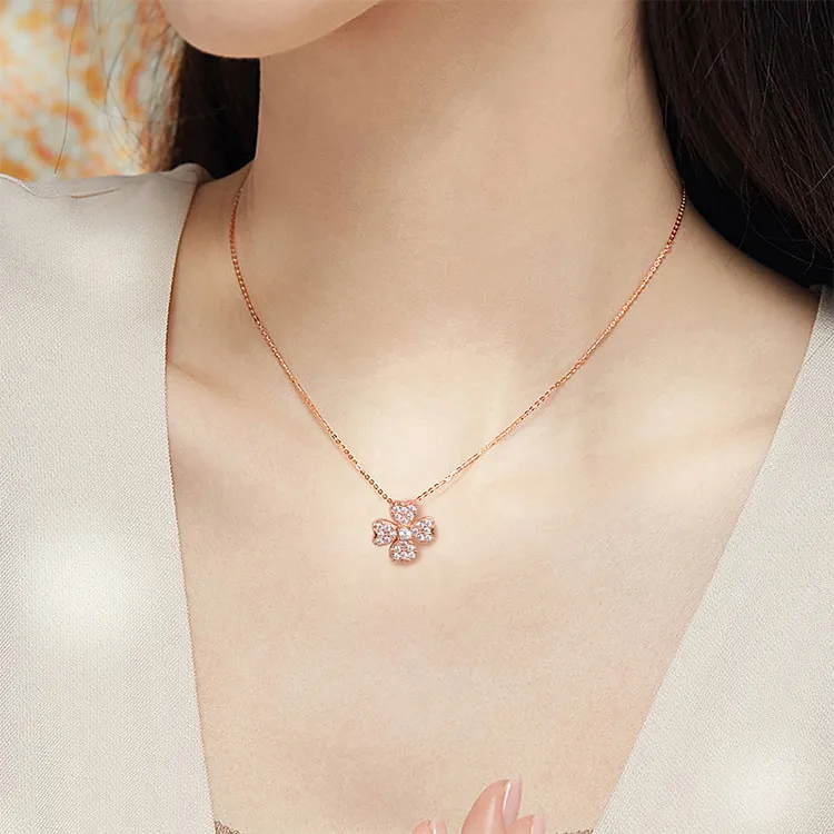 ALI THE FOX S925 Silver Necklaces Women's-4
