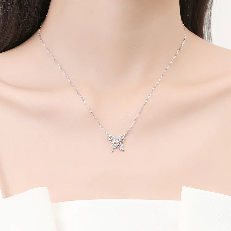 ALI THE FOX S925 Silver Necklaces Women's-1