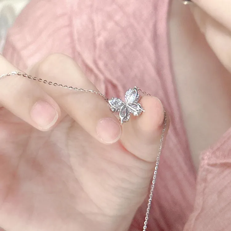 ALI THE FOX Zircon Necklaces Women's-4