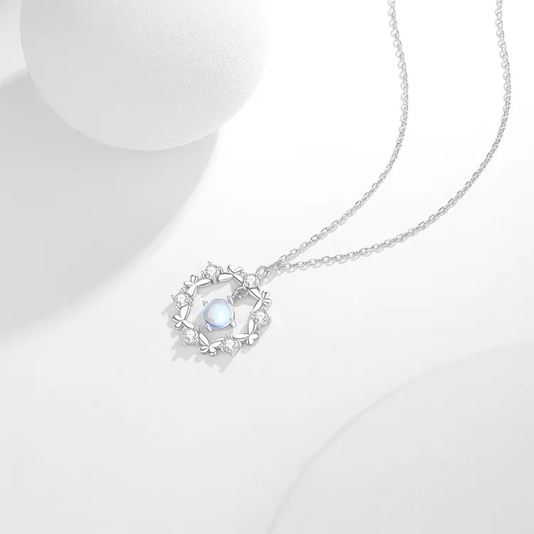 ALI THE FOX S925 Silver Necklaces Women's-4