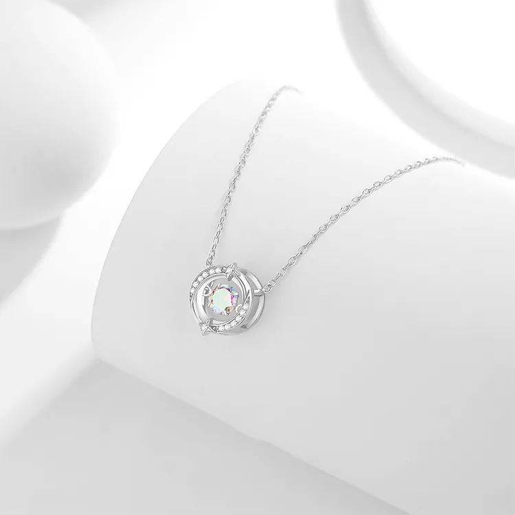 ALI THE FOX S925 Silver Necklaces Women's-5