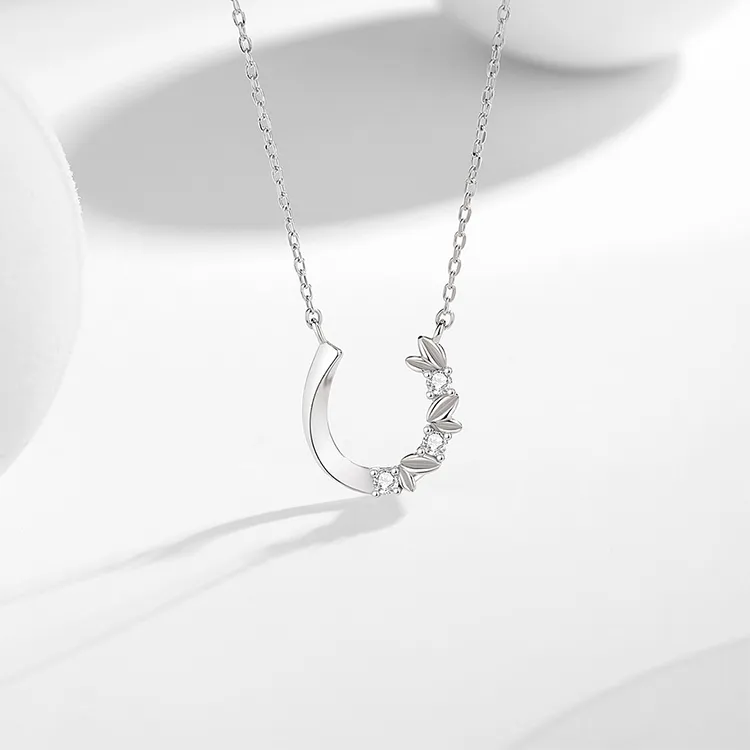 ALI THE FOX S925 Silver Necklaces Women's-3