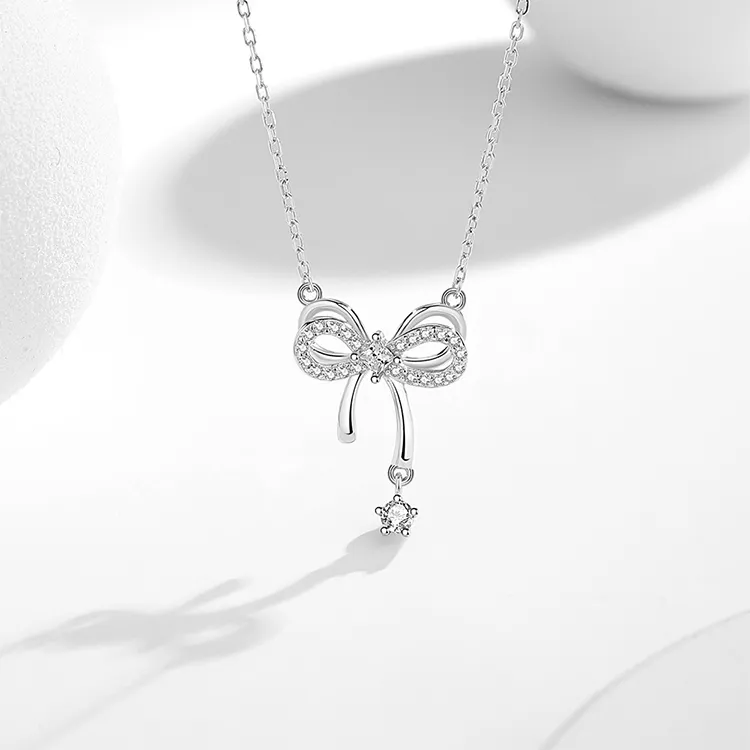 ALI THE FOX S925 Silver Necklaces Women's-2