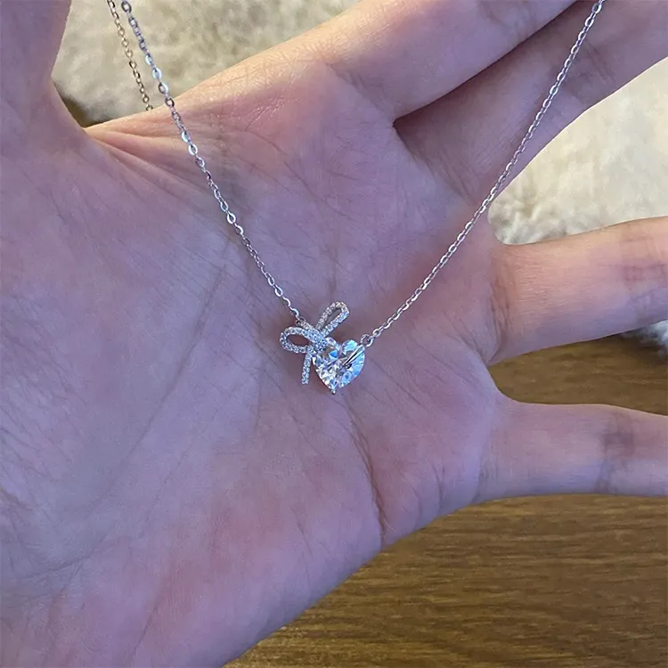 ALI THE FOX Zircon Necklaces Women's-3