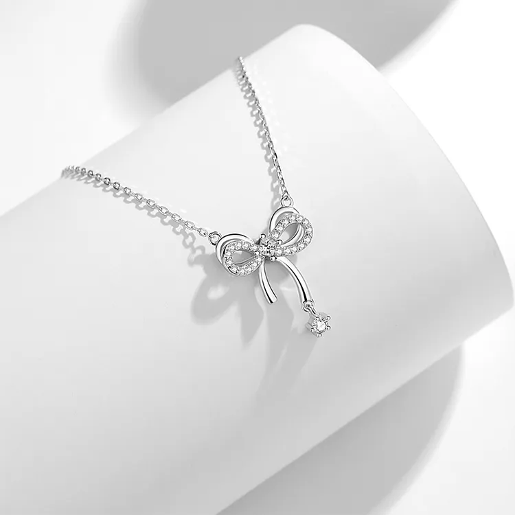 ALI THE FOX S925 Silver Necklaces Women's-3