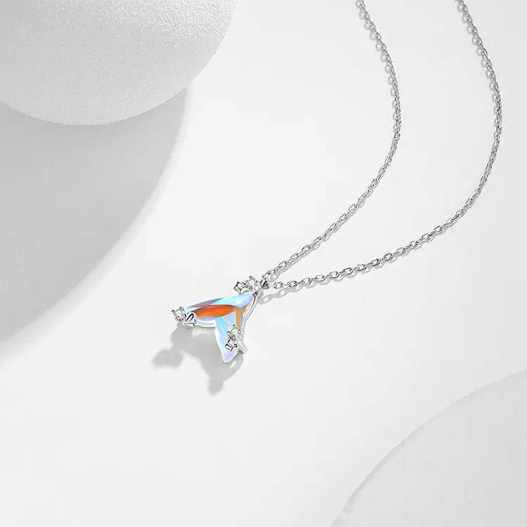 ALI THE FOX S925 Silver Necklaces Women's-4